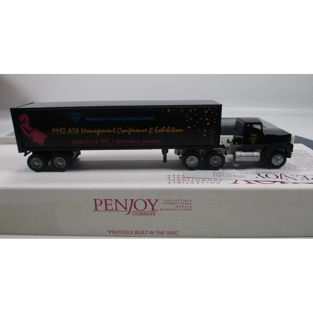 Penjoy Vintage Die Cast Semi Truck / Trailer 1992 ATA Management‎ Conference